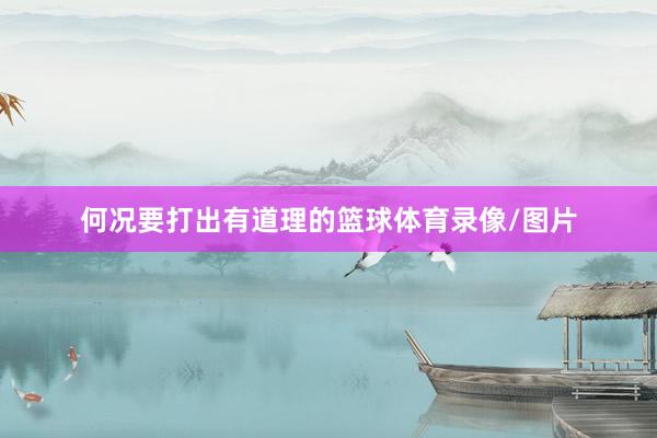 何况要打出有道理的篮球体育录像/图片